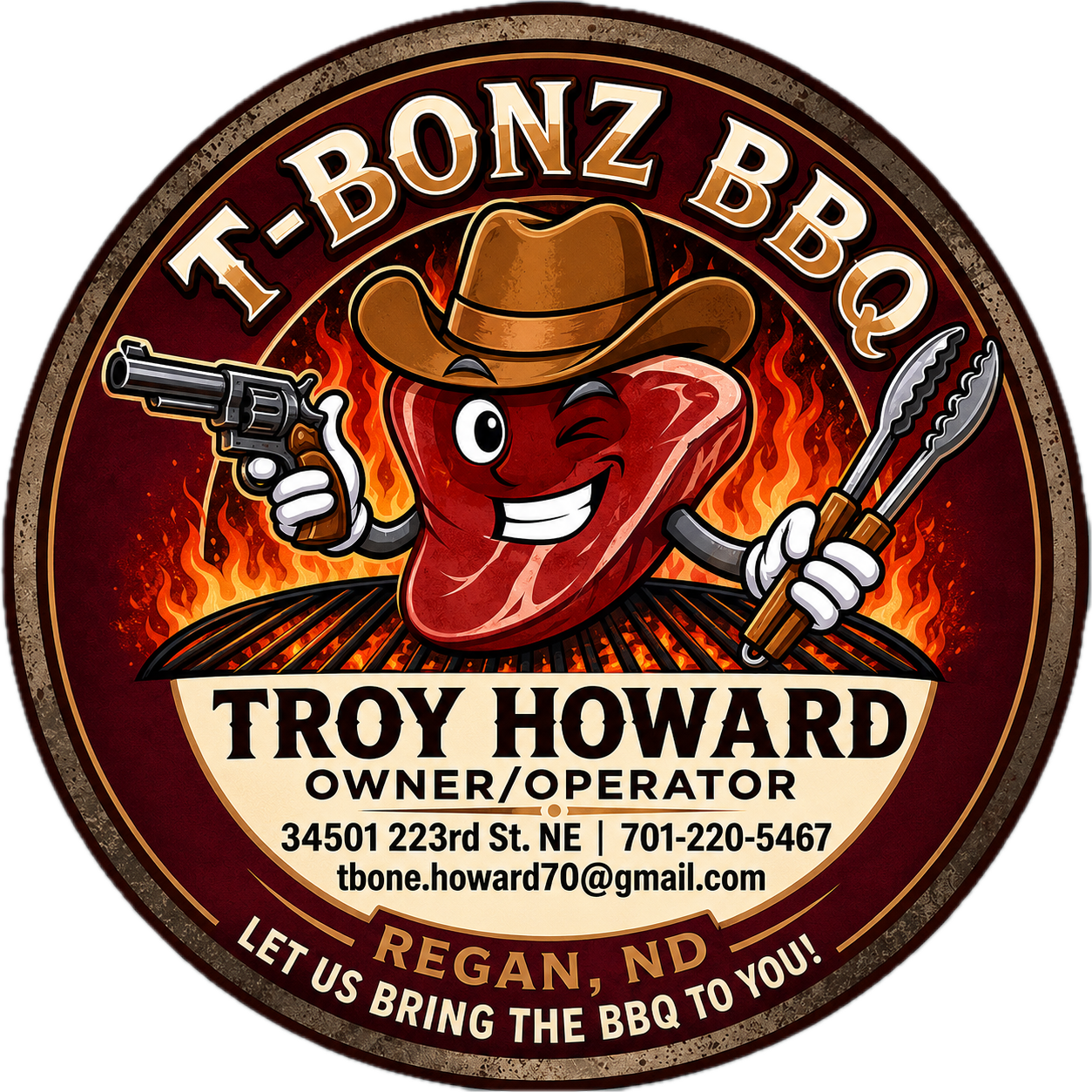 T-BONZ BBQ logo